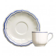 Gien Fayencerie Filets Bleus Mocha / Espresso upper cup 8.5 cl